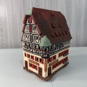Midene Ceramic Tealight Candle Holder Marienapotheke Rothenburg Miniature House